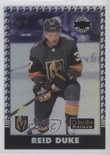 2020-21 O-Pee-Chee Platinum Retro Rainbow Purple Houndstooth 5/15 Reid Duke 01ks