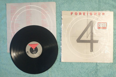 1981 FOREIGNER 4 VINTAGE VINYL LP with shrink wrap ATLANTIC SD 16999