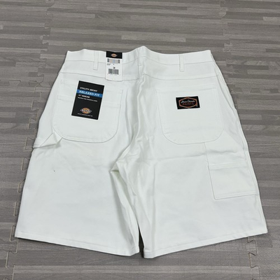 #ad Dickies x Dunn Edwards Utility Painter Shorts Relaxed Mens Size 38 x 11quot; White $24.98