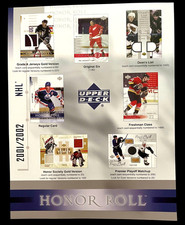 Upper Deck Honor Roll promo / sell Sheet, 2001-02 NHL - Gretzky, Jaromir Jagr