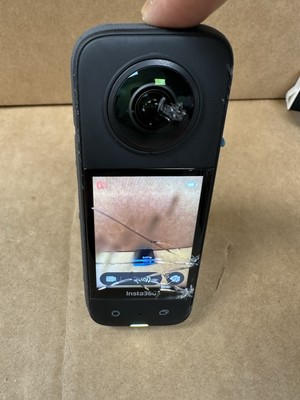 Insta360 X3 360 Action Cam 48MP 5.7K Active HDR- WORKS-HAS DAMAGES-ACTUAL PICS