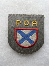 WW2 German Russian Volunteer POA Sleeve Shield Patch (GG271