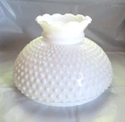 Vintage White Hobnail Milkglass 10" Fitter Lamp Shade