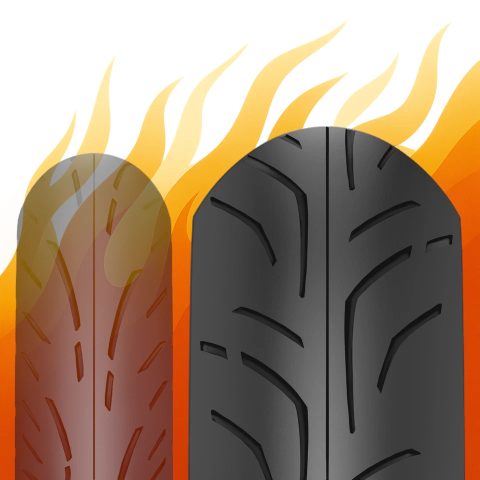 180/55-17 DIABLOS Rear Motorcycle Tire - NEW - BACK TIRE - DOT 2025 - Image 2 of 4