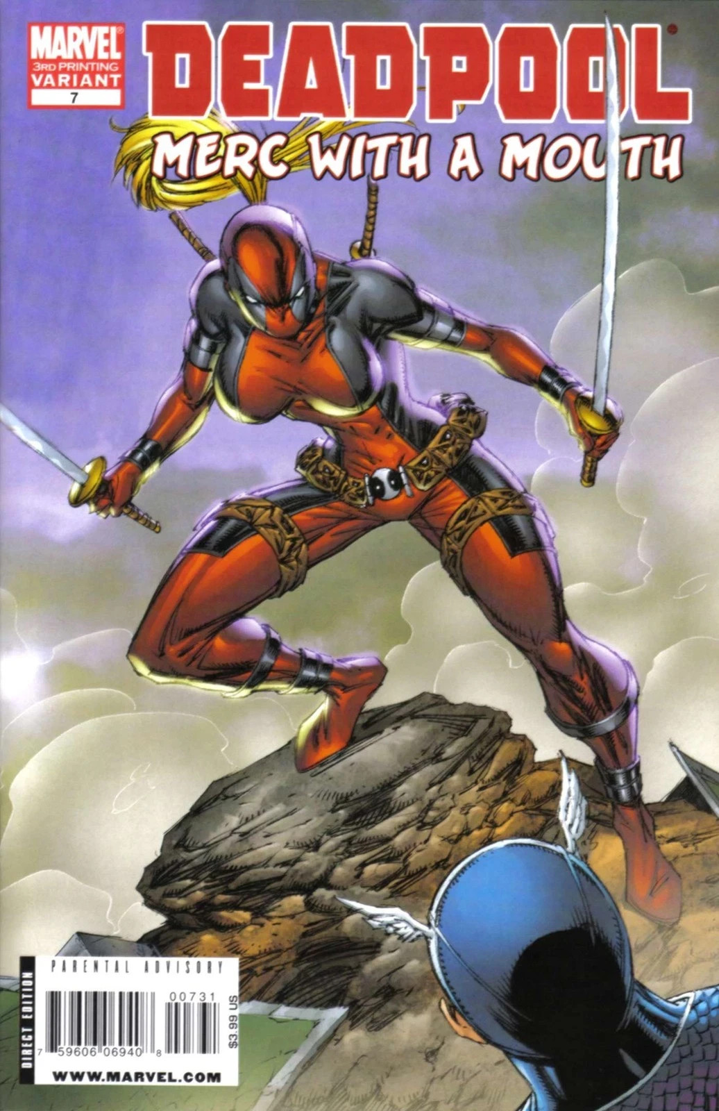 Deadpool Merc With a Mouth #7 3rd Printing Variant 1st App Lady Deadpool M/NM