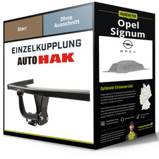 Starre Anhängerkupplung für OPEL Signum 05.2003-12.2008 Typ Z03 Auto Hak NEU