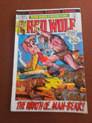 Red Wolf #4 Vol. 1 1972 Marvel Comics 1st App   Comic Book VG