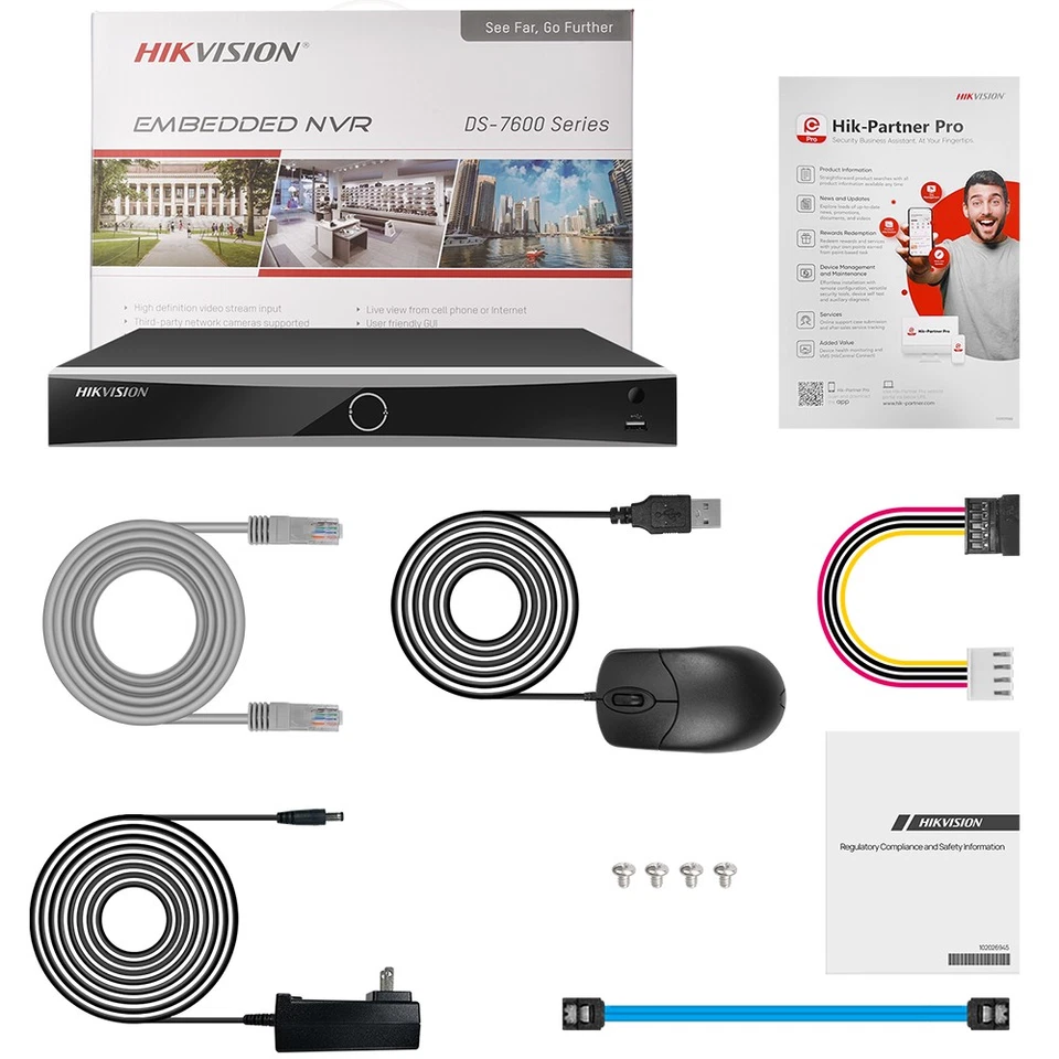 Hikvision 12MP 16CH NO-POE K Series AcuSense 4K NVR Video Recorder DS-7616NXI-K1 - Image 2 of 4