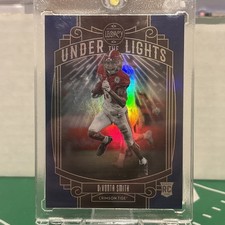 2021 Panini Legacy Under the Lights Sapphire DeVonta Smith UL-DS BOOKEND 35/35  