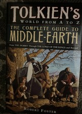 Tolkien's World from A to Z Complete Guide To Middle Earth Robert Foster VINTAGE