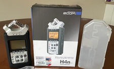 Zoom H4n Audio Recorder, with silicon cover and case