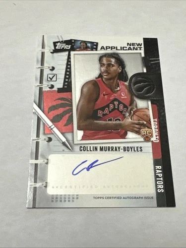 2025-26 Topps - New Applicants Autographs Collin Murray-Boyles #NA-CM (AU, RC)