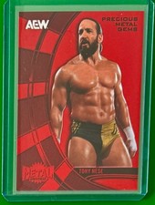 2025 AEW Skybox Metal Universe PMG Precious Metal Gems Red TONY NESE 099/100