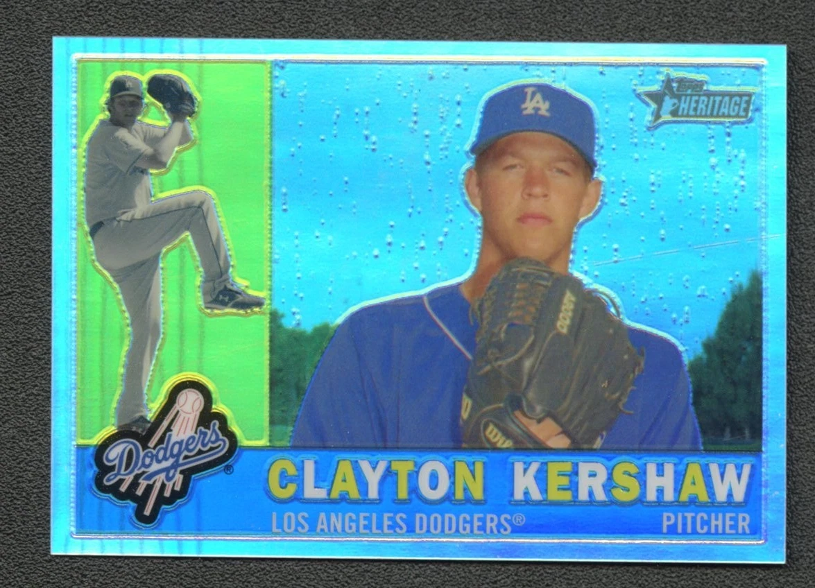 Clayton Kershaw Original Baseball Serial Numbered Sports Trading