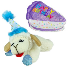 Multipet 2Pcs Happy Birthday Catnip Cat Toy