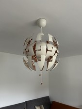 Hängeleuchte Lampe Ikea PS 2014 weiß/ kupfer