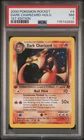 2000 Pokemon Rocket Dark Charizard Holo 1st Edition PSA 7 #4 Swirl