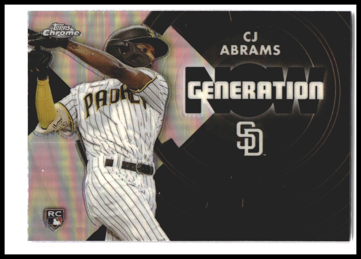 2022 Topps Chrome Update #GNC-9 CJ Abrams Generation Now Chrome