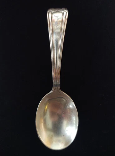 Baby Boomer Era Infant Boy Mark Sterling Spoon by International Silver 22 gr