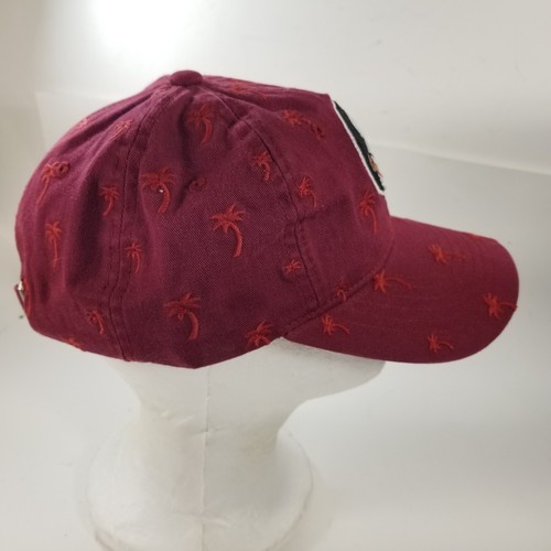 NCAA Florida State Seminoles FSU Cap Zephyr Men's Hat Unique Palm Trees Red - Picture 4 of 9