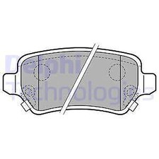 LP2188 DELPHI Brake Pad Set, disc brake for KIA,OPEL,VAUXHALL