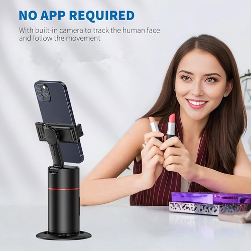 Auto Face Tracking Tripod 360° Rotating Auto Tracking Phone Stand Smart Shooting - Picture 5 of 11