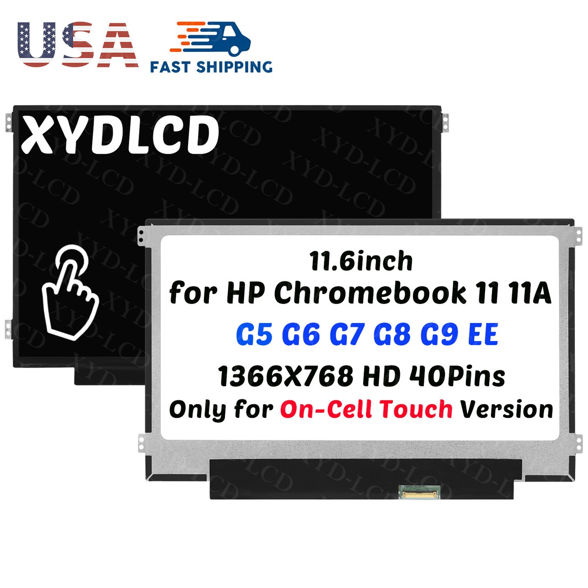 LCD Screen Replacement For HP Chromebook 11 G3 G4 EE G5 G6 G7