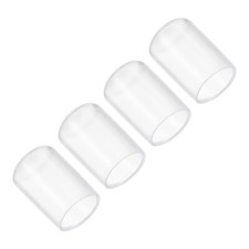 4Pcs 13mm Snooker Pool Tip Cover Billiard Cue Tip Protector Transparent