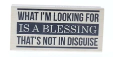 Hampton Art 7 Gypsies Looking for a Blessing not in Disguise Wooden Rubber Stamp