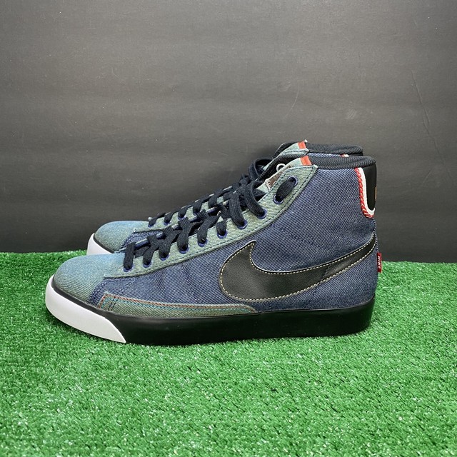 nike blazer high premium selvedge denim