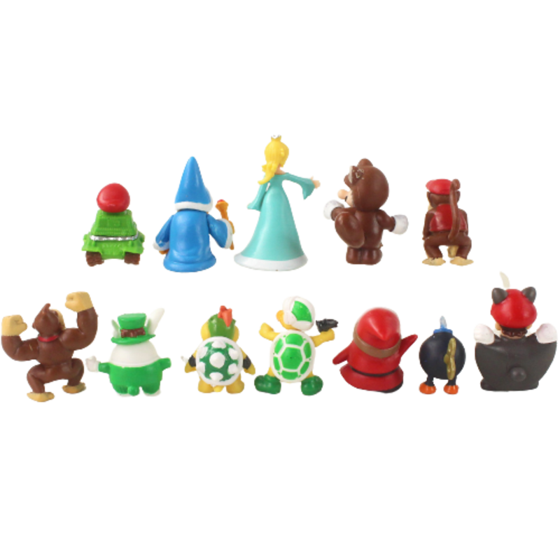 6/12/18/48Pcs Super Mario mini Figure Toys Doll Action Figures UK Fast