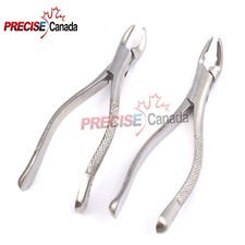 2 Pcs Dental Extracting Forceps  150  151. Surgical Extraction Instruments.