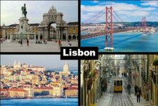Lisbon Portugal Fridge Magnet
