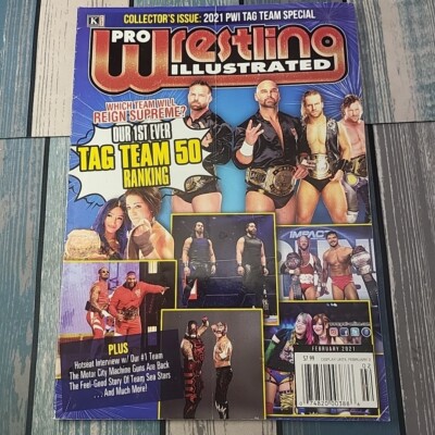 PWI FEB PRO WRESTLING ILLUSTRATED FEBRUARY 2021 TAG TEAM 50 RANKING MAGAZINE