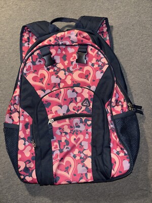 GAP Y2K Heart Print Backpack Pink and Navy Rare Vintage | eBay