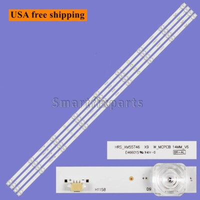 LED Strips For JVC 55Q MI L55M5-5A L55M5-5S L55M5-EX UN55NU7095G_4X9_2W_MCPCB
