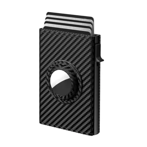 1pc Mens AirTag Wallet Minimalist Credit Card Holder For Air Tag, RFID Blocking - Picture 8 of 11