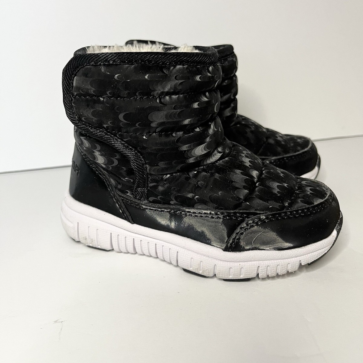 HOBIBEAR Boys Girls Toddler Snow Boots Waterproof Slip Resistant