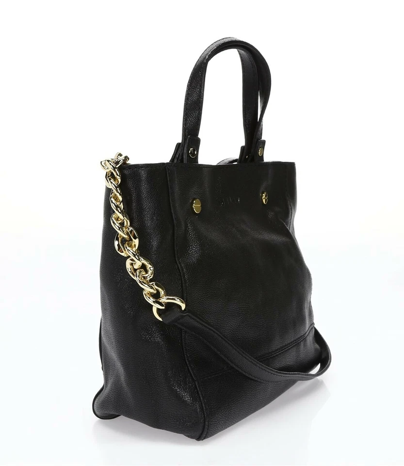 Bolso Bandolera Milly Negro Pequeño de Cuero $350 Foto 4 de 4