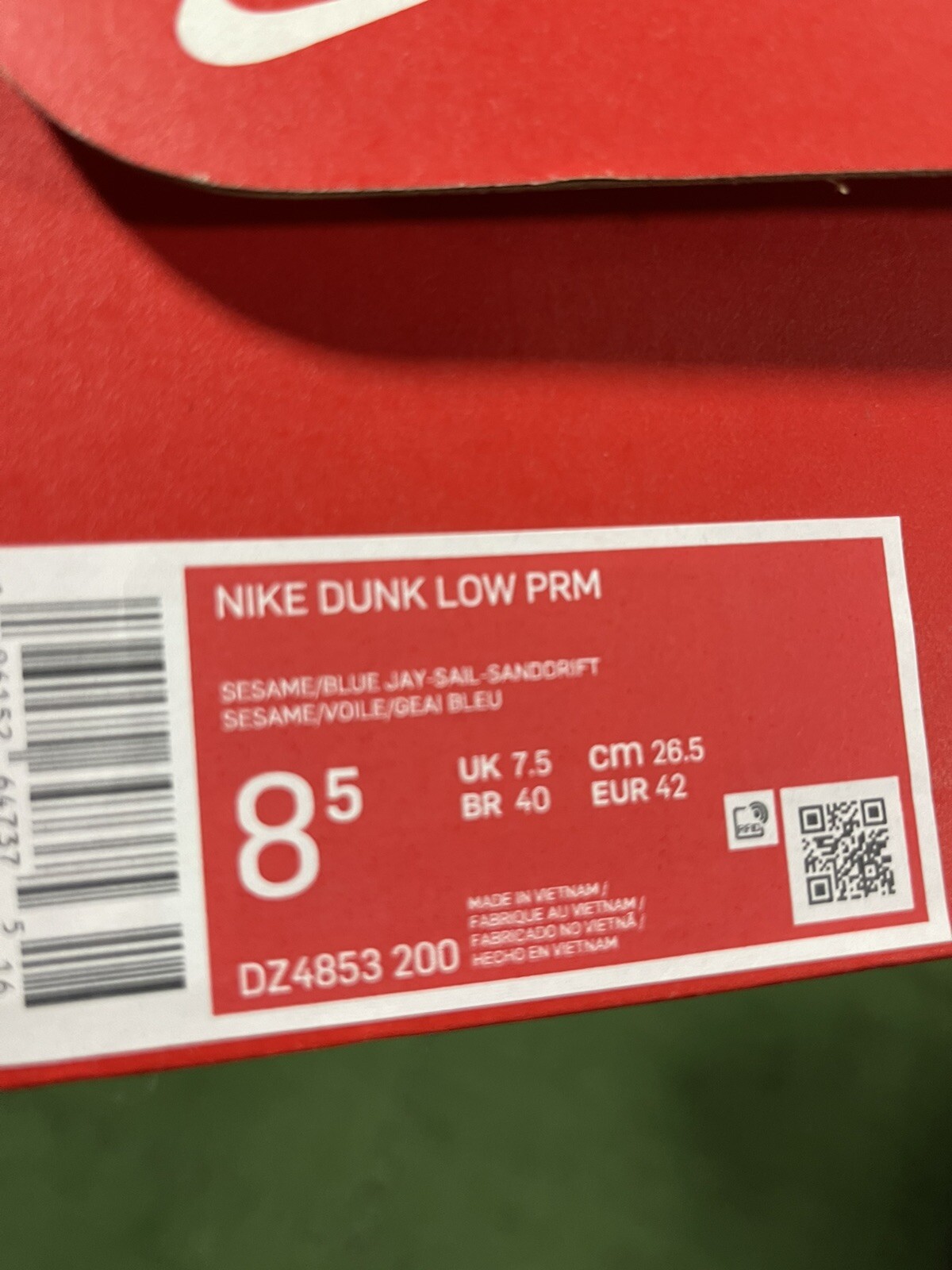 Nike Dunk Low "Montreal Begal", 2023, Sesame Seed, DE… Gem
