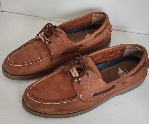 Dockers Castaway 90-1443 Tan Size 10.5M Boat Deck Loafer Shoes Leather - Picture 8 of 14