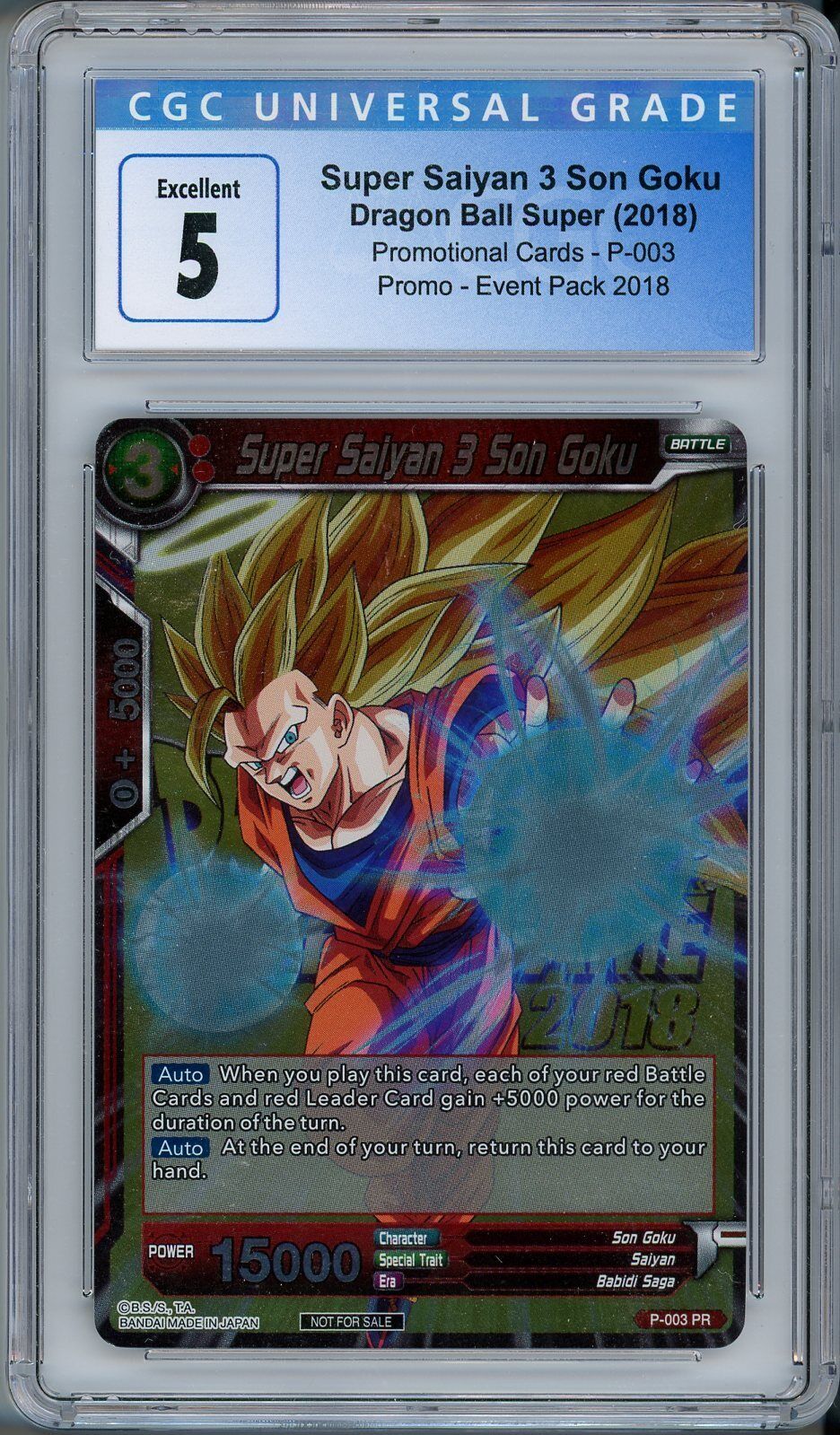 Super Saiyan 3 Son Goku (#P-003)