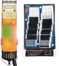 Oster Classic 76 Vibrant Colors Limited Edition Professional Clipper + Comb Set