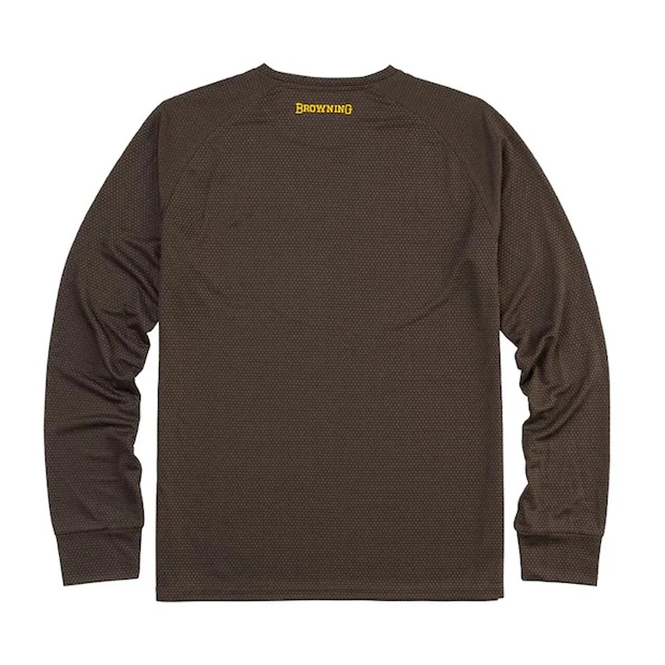 Browning Tech Tee LS- Major Brown - Image 2 of 2