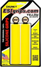 ESI MTB Standard Size Chunky Bicycle Grips - Yellow
