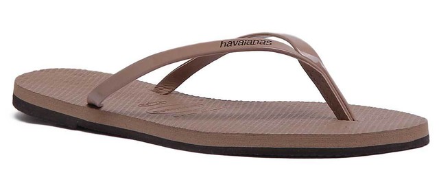 havaianas you metallic rose gold