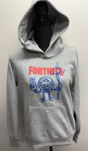 Fortnite Leviathan Uniqlo Heathered Gray Herren Pullover Hoodie XS LESEN** - Bild 1 von 17