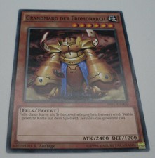 Yu-Gi-Oh Karte - Grandmarg der Erdmonarch - Fels / Effekt - braun - Yugioh Neu