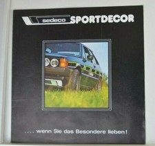 Sedeco Sportdecor Designs für VW Scirocco 1 Golf 1 und BMW 3er E21 Deko-Streifen