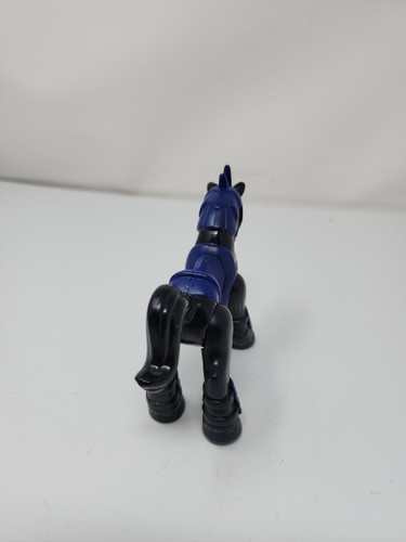 Imaginext War Castello Cavallo Cavaliere Medievale Marina Figura Corazzata Armatura Blu - Foto 4 di 7